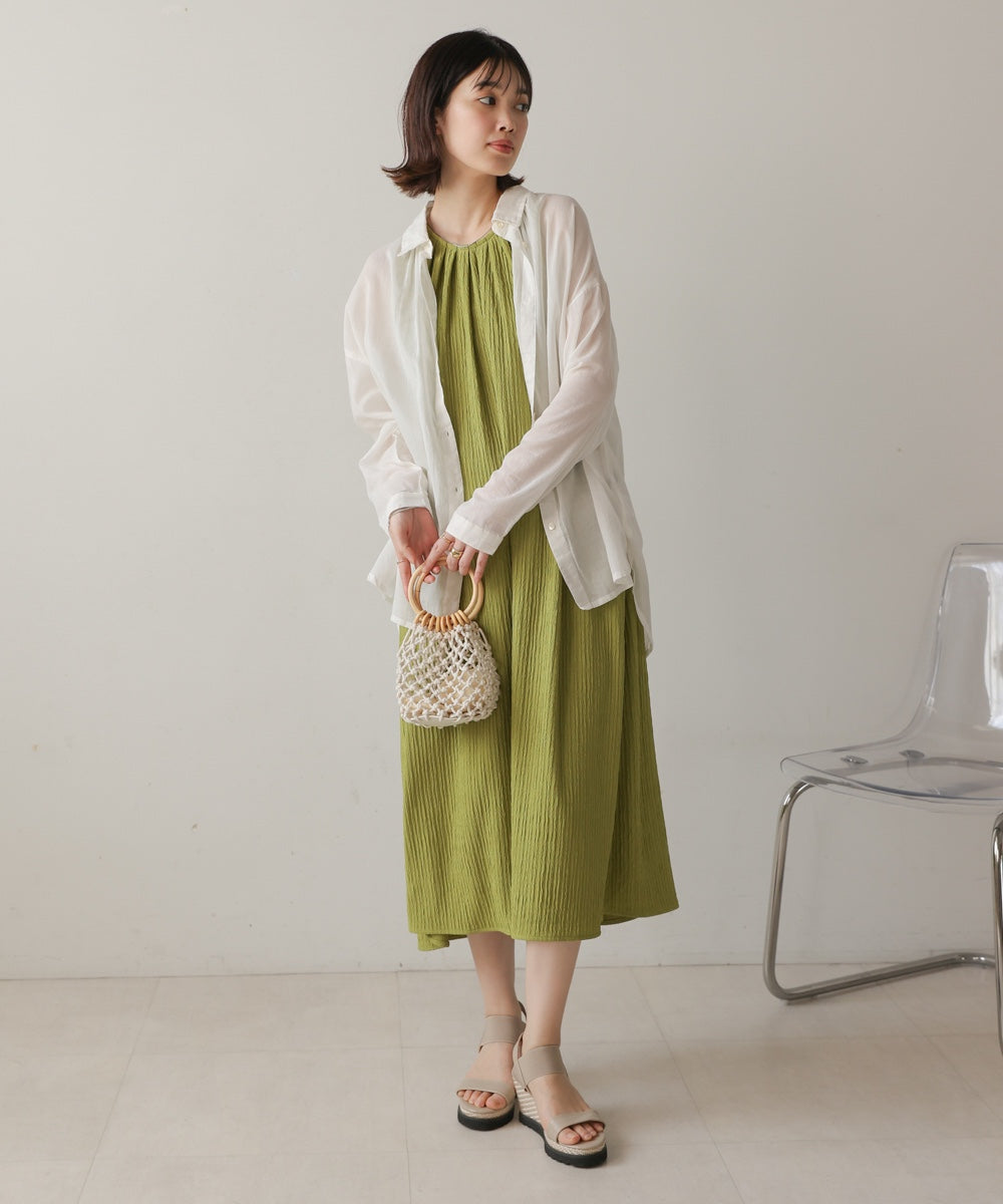 ボイルシンプルシャツ