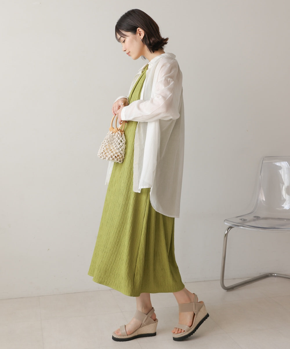 ボイルシンプルシャツ