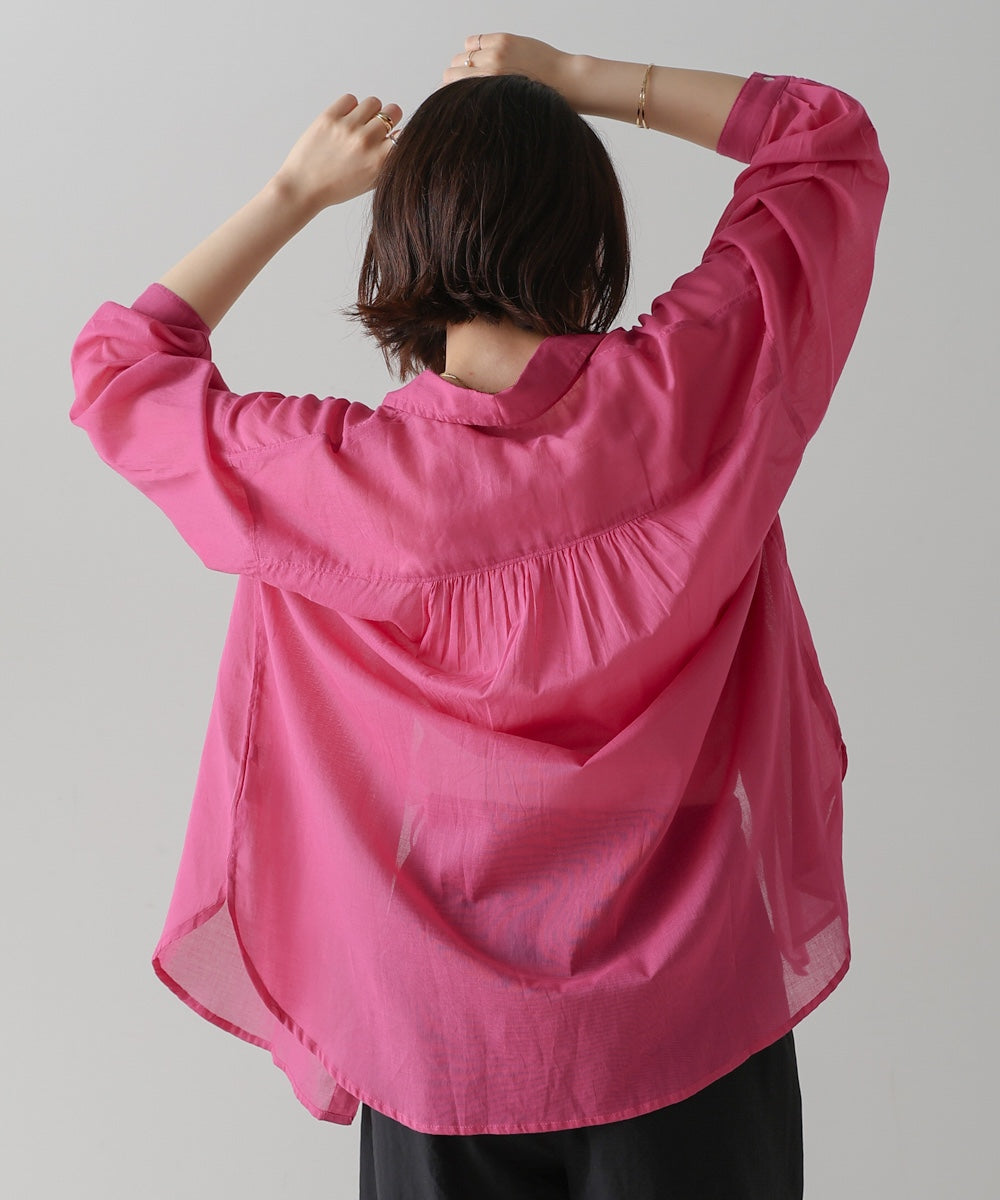 ボイルシンプルシャツ