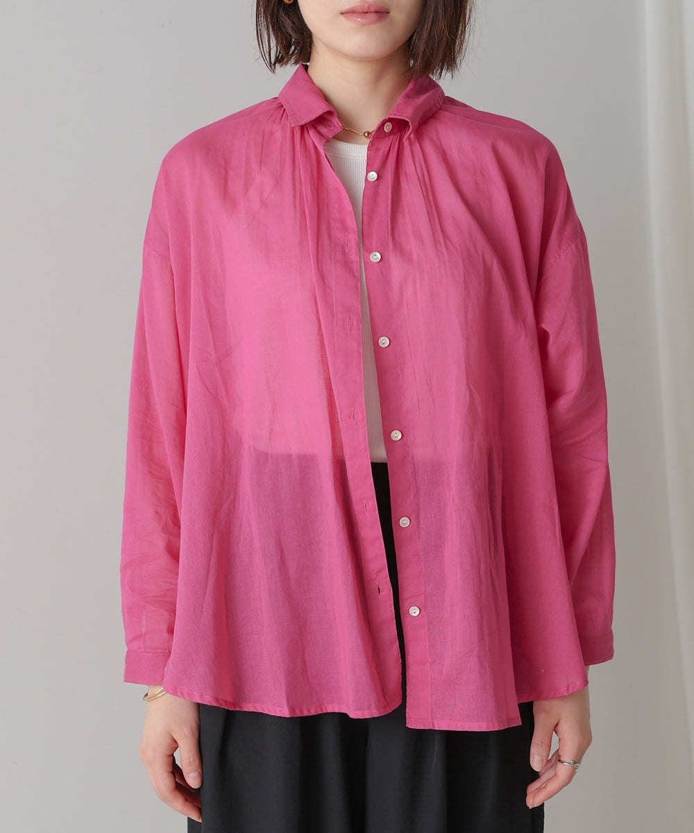 ボイルシンプルシャツ