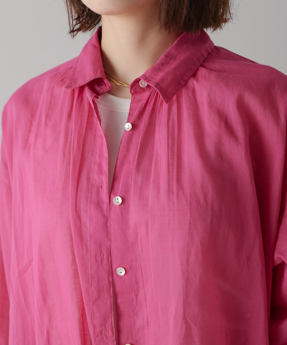 ボイルシンプルシャツ