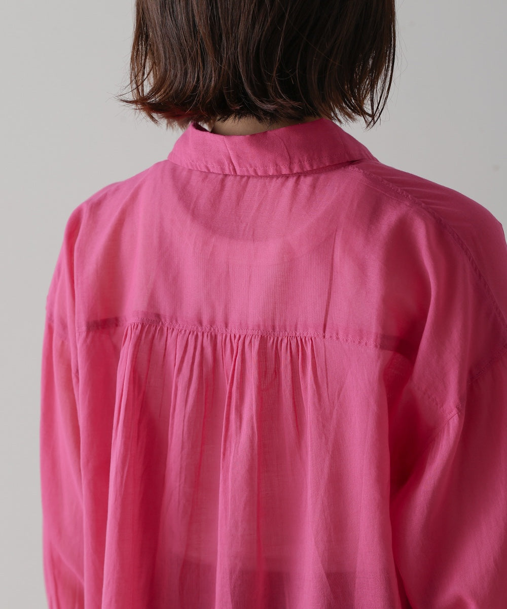 ボイルシンプルシャツ