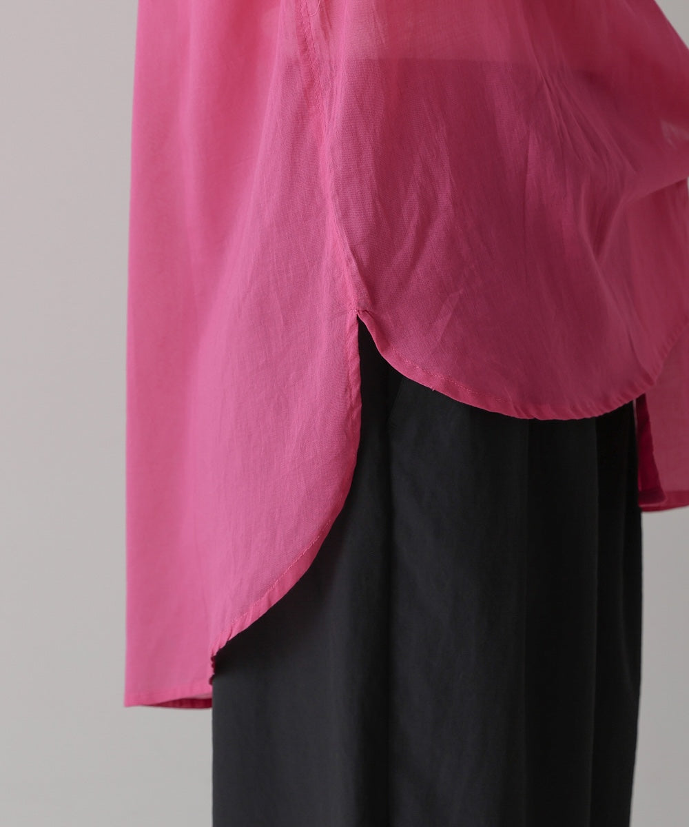 ボイルシンプルシャツ