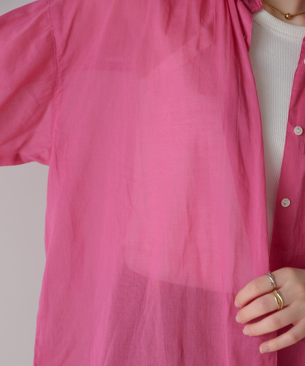 ボイルシンプルシャツ