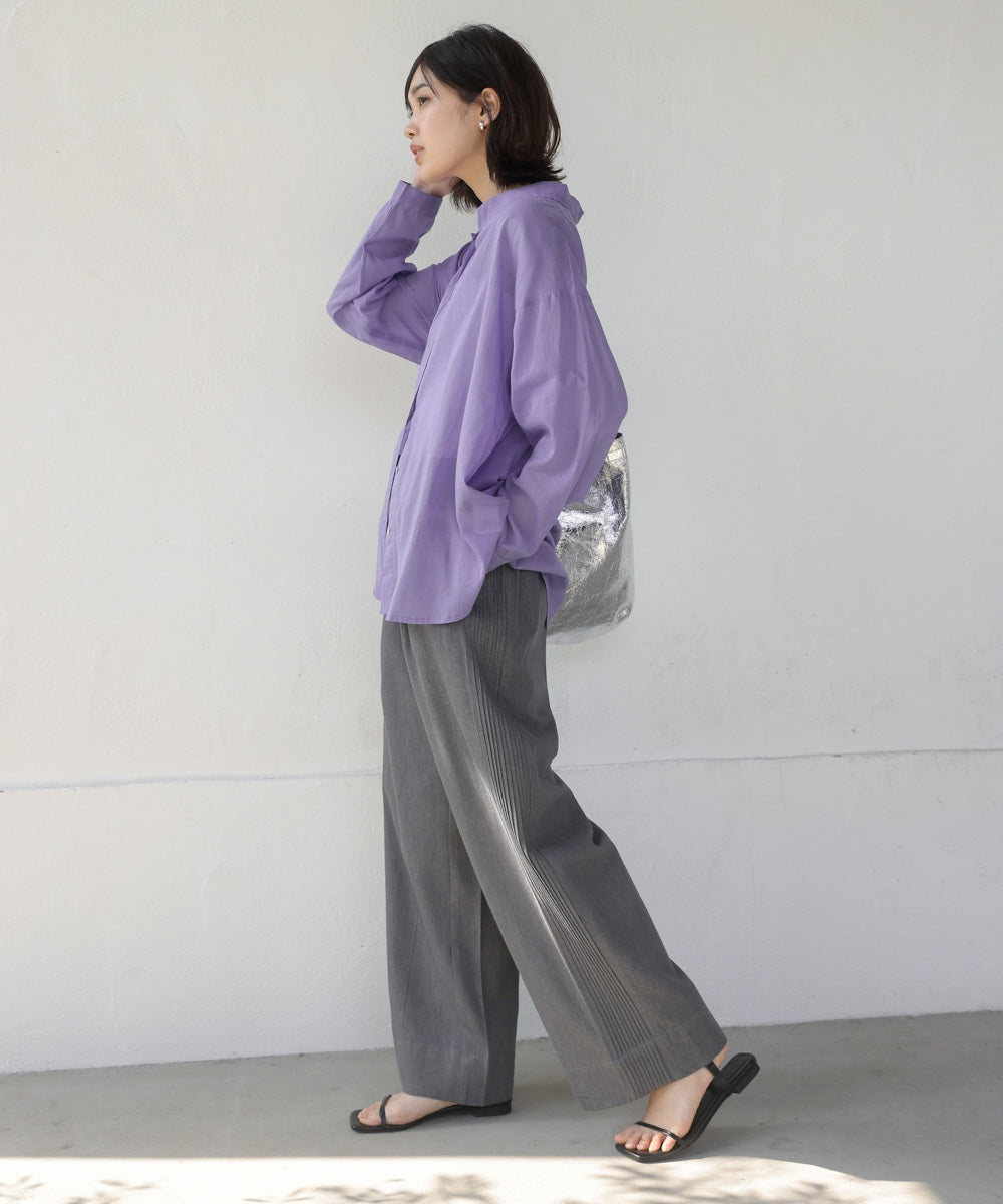 ボイルシンプルシャツ