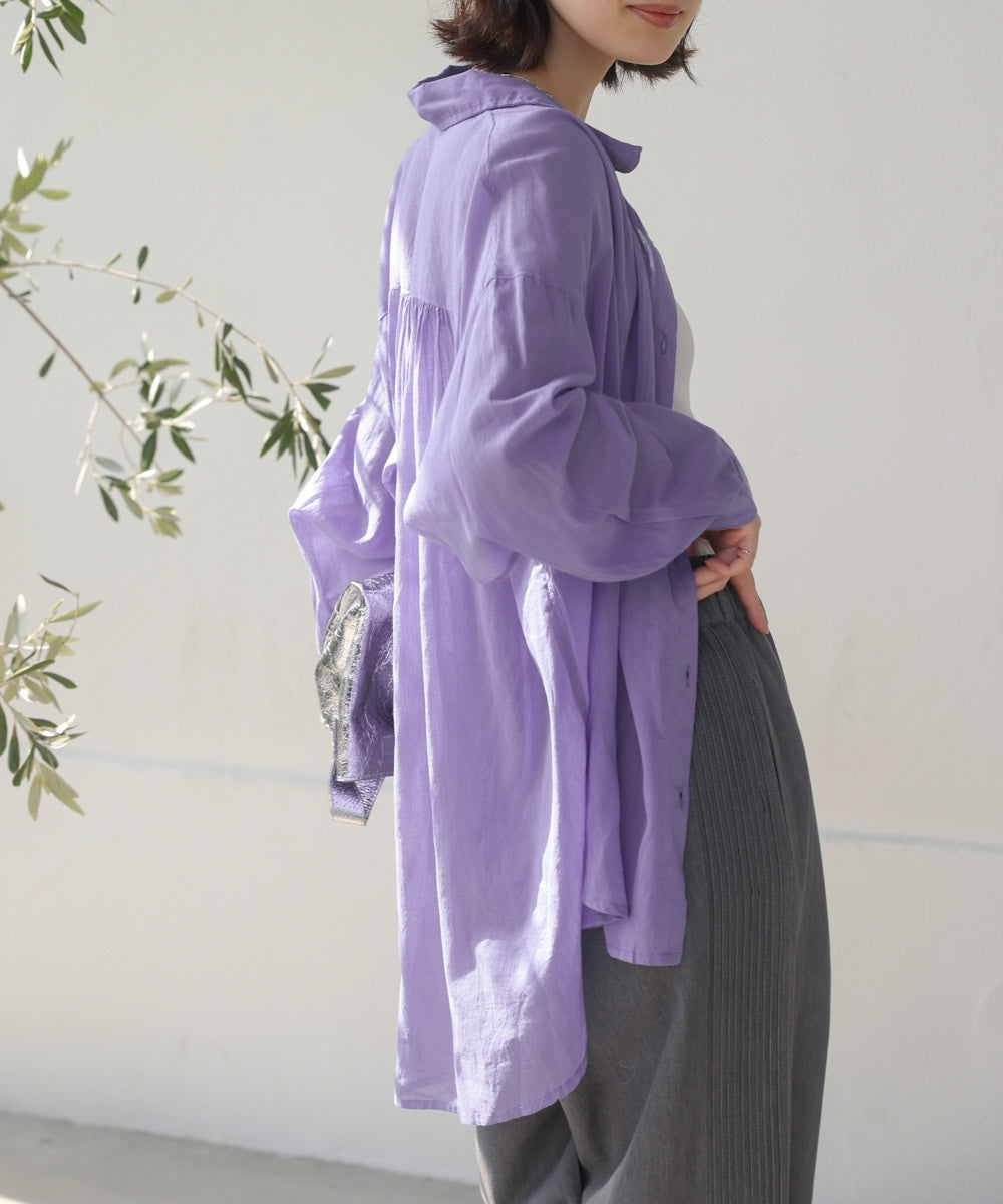 ボイルシンプルシャツ