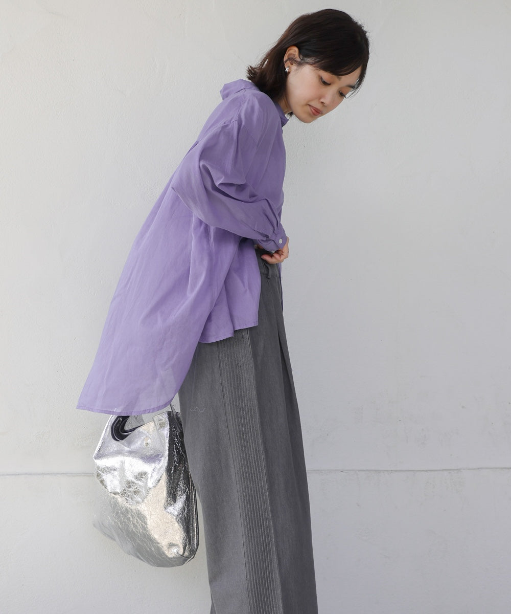 ボイルシンプルシャツ