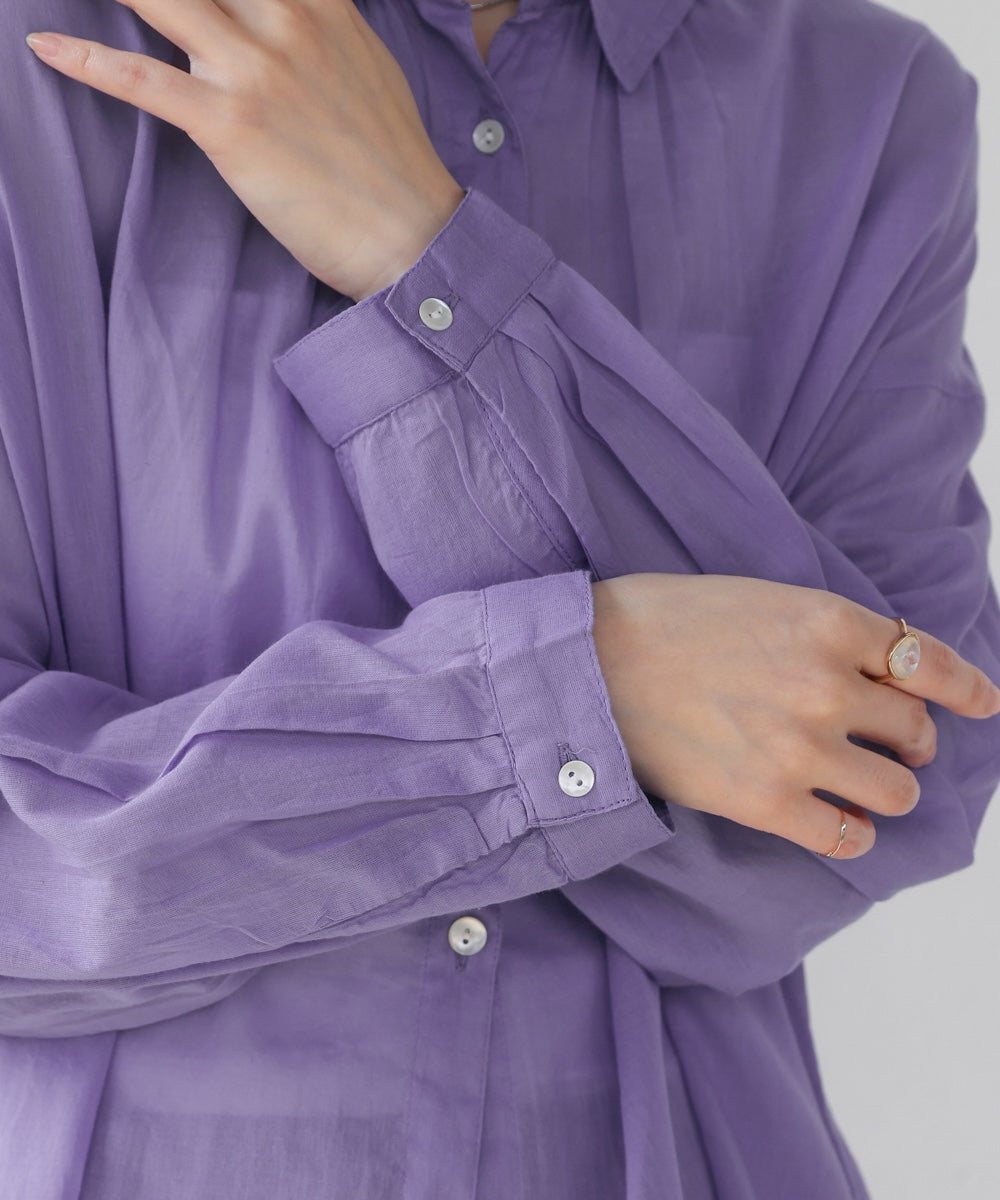 ボイルシンプルシャツ