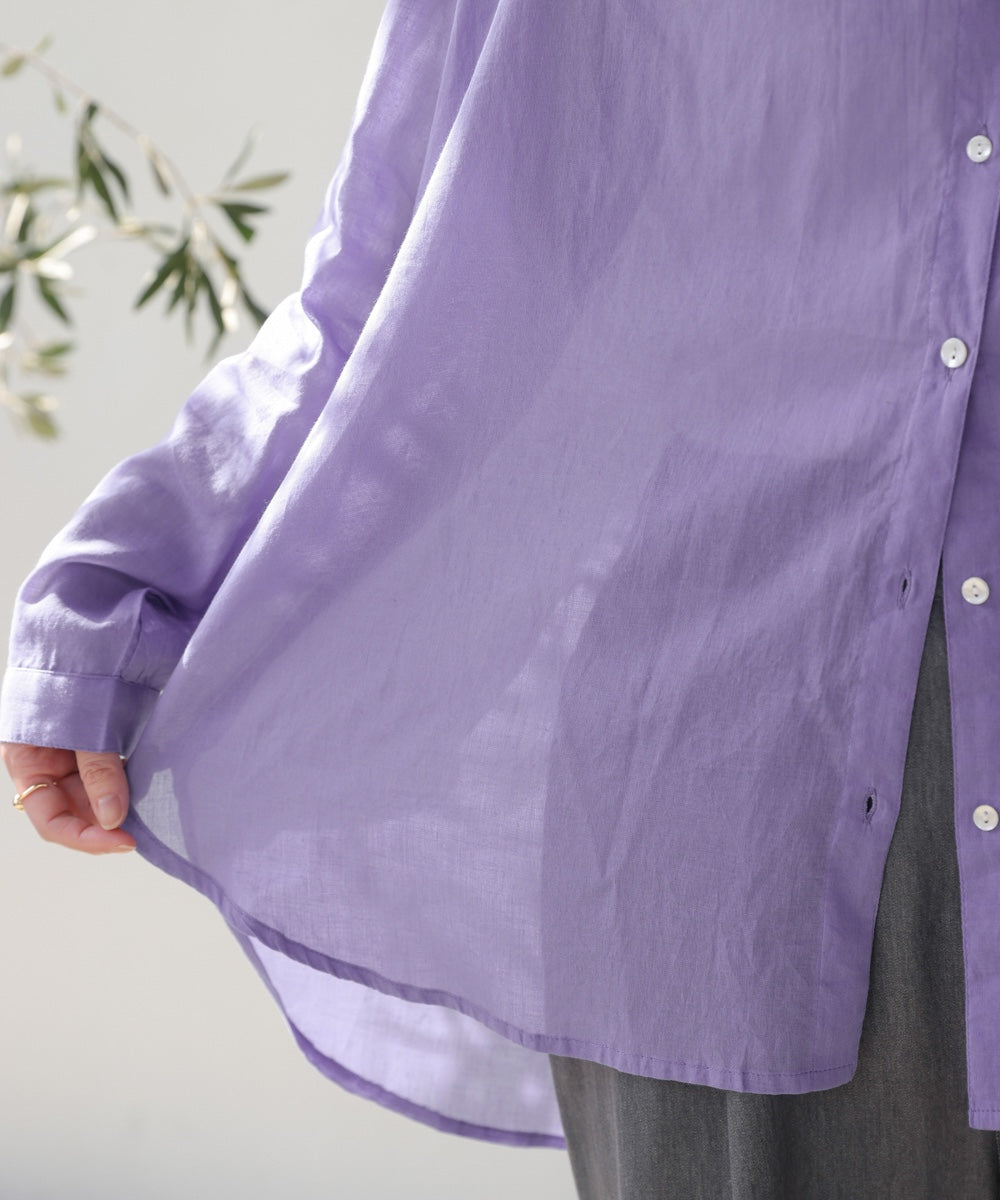 ボイルシンプルシャツ