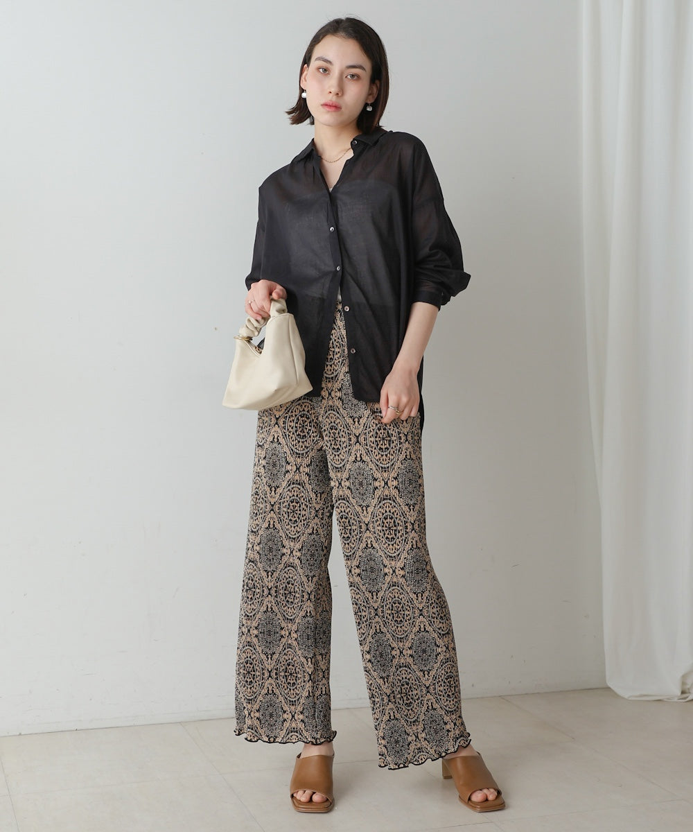 ボイルシンプルシャツ