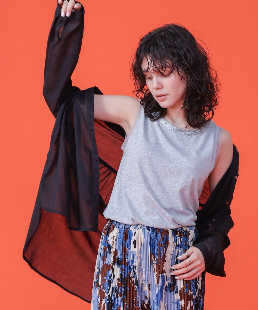 ボイルシンプルシャツ