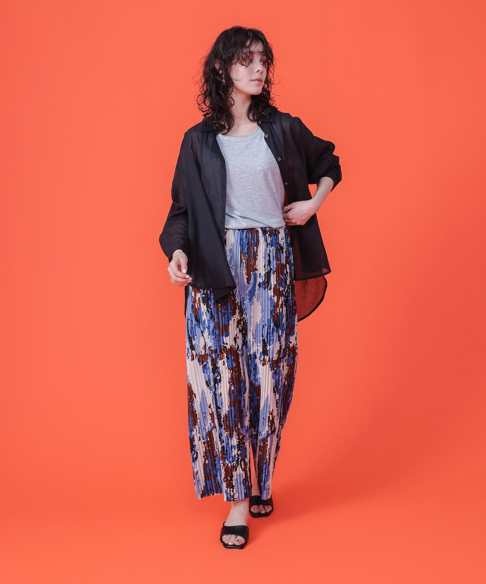 ボイルシンプルシャツ