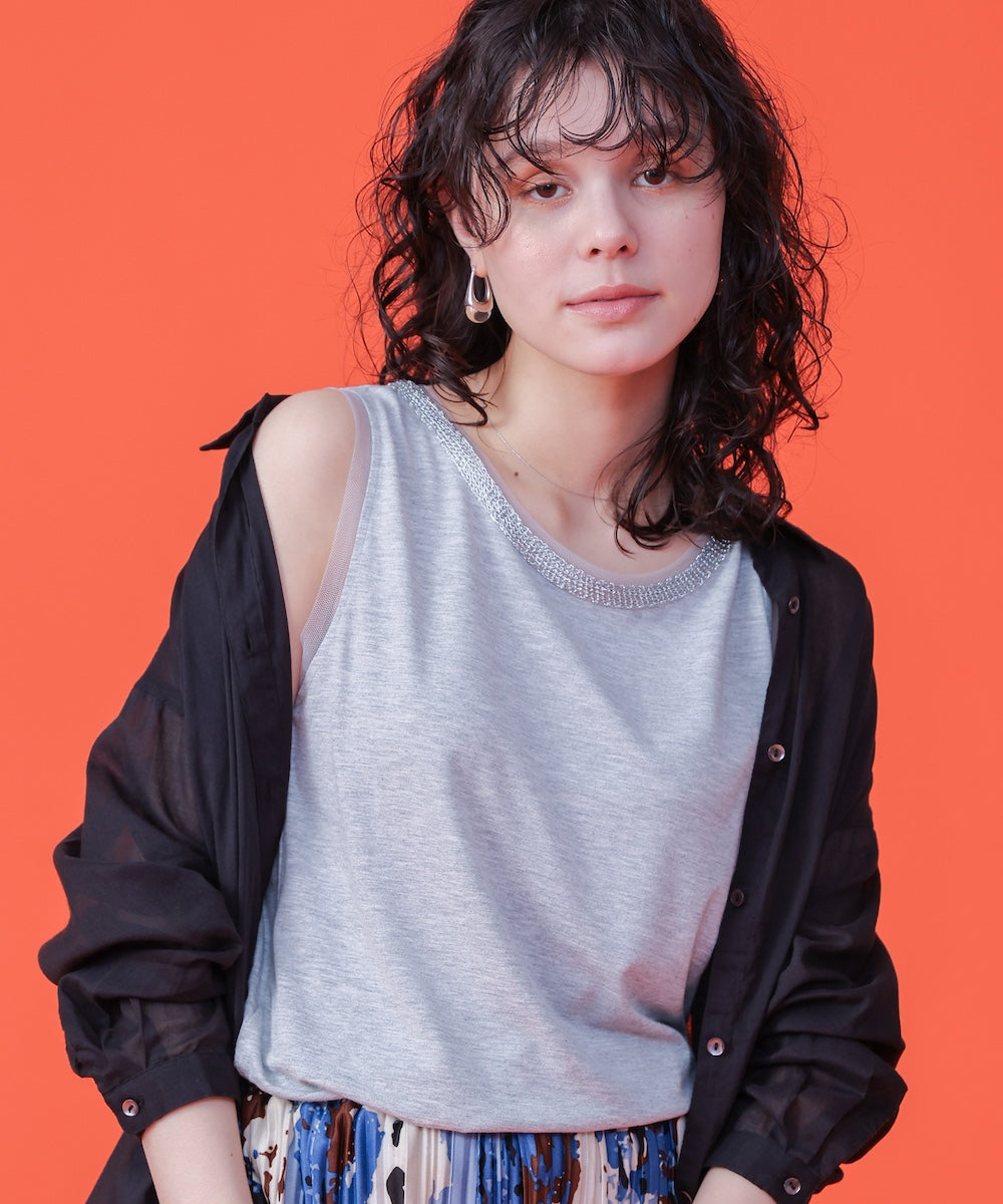 ボイルシンプルシャツ