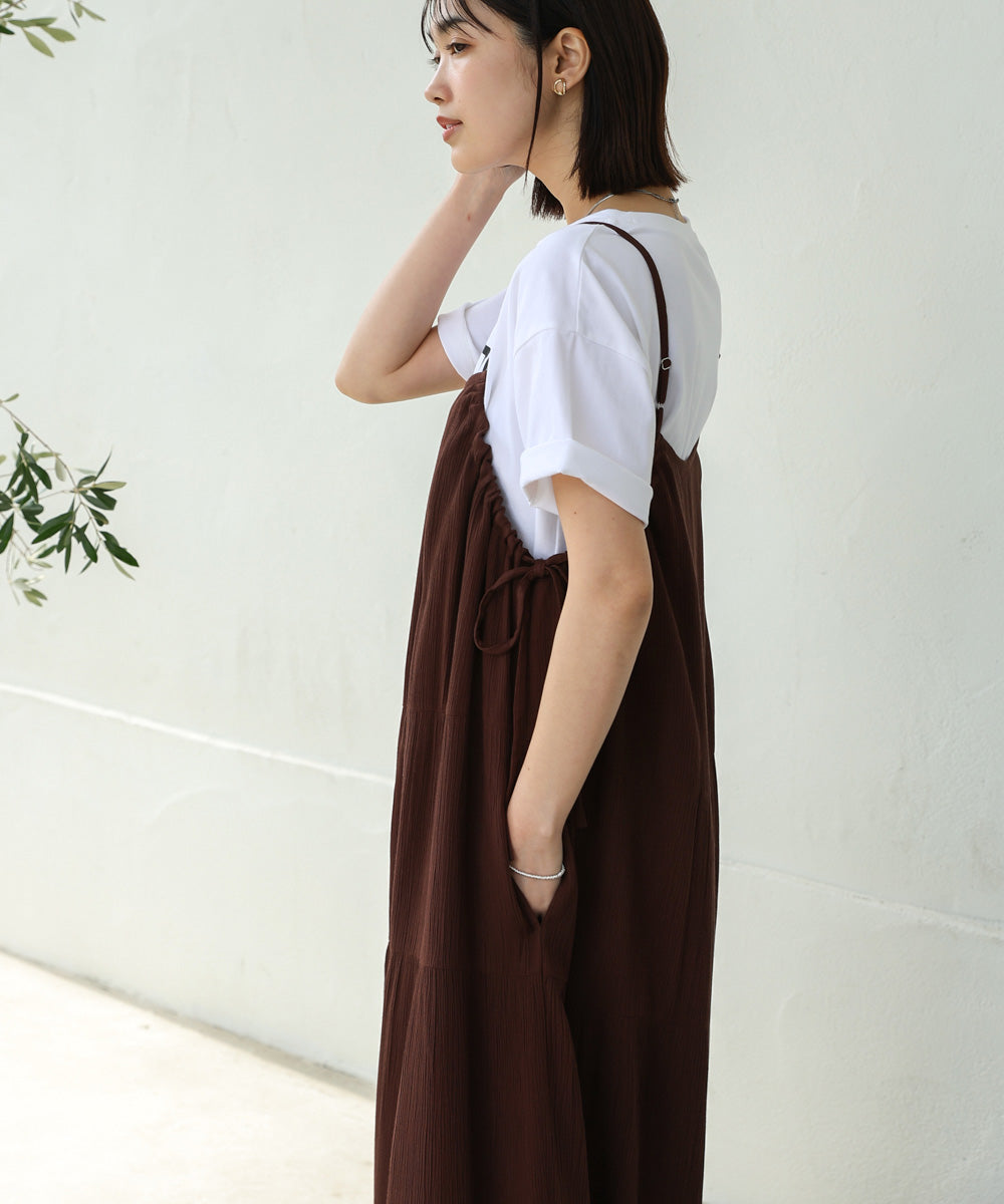 レーヨンクレープキャミワンピース