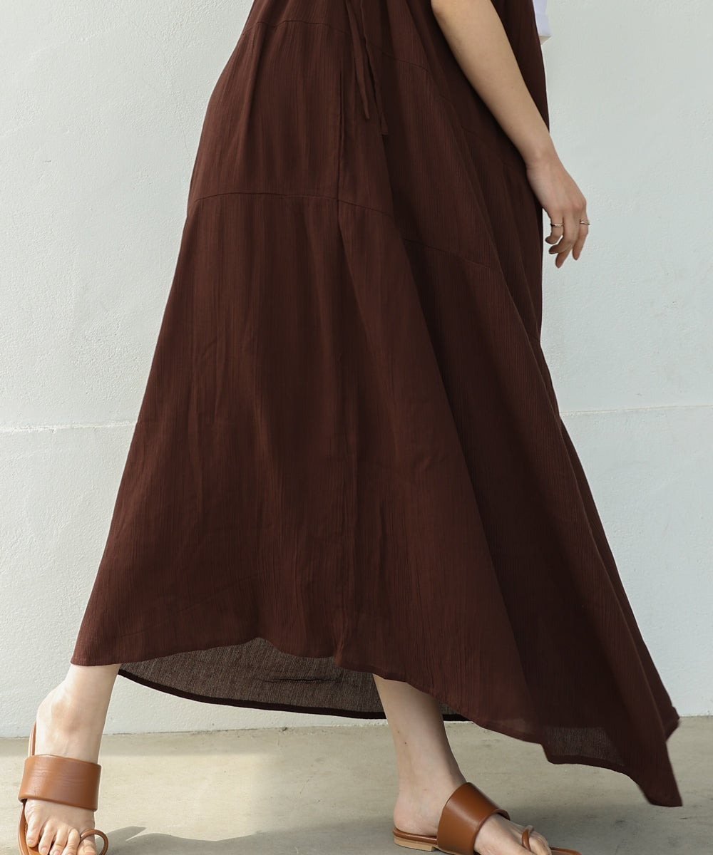 レーヨンクレープキャミワンピース