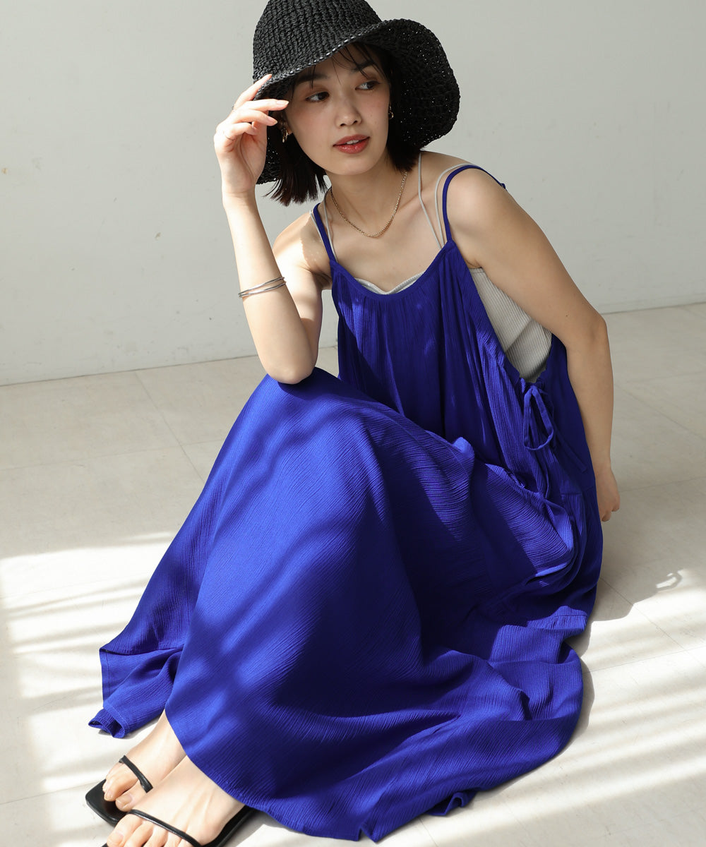 レーヨンクレープキャミワンピース