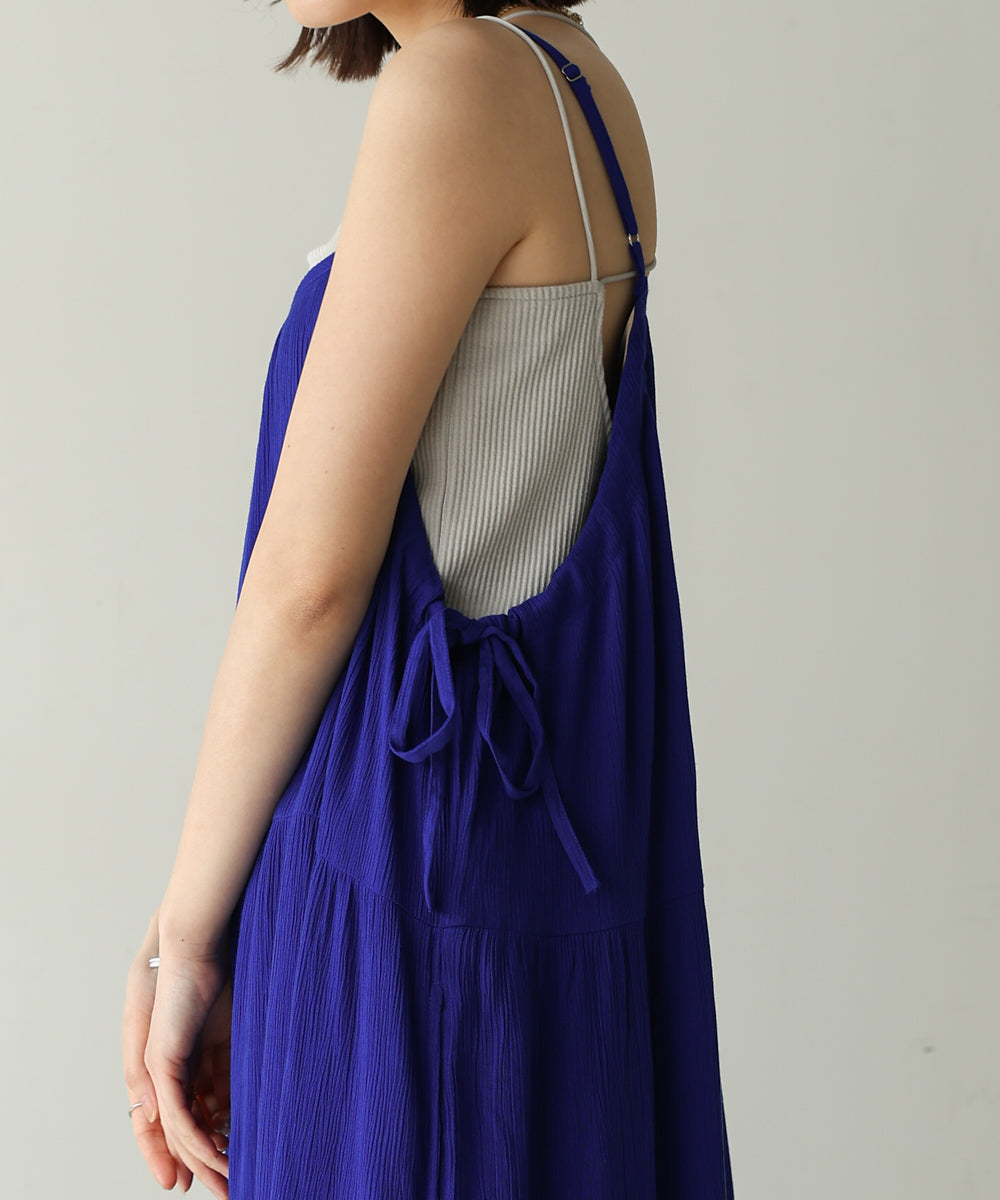 レーヨンクレープキャミワンピース