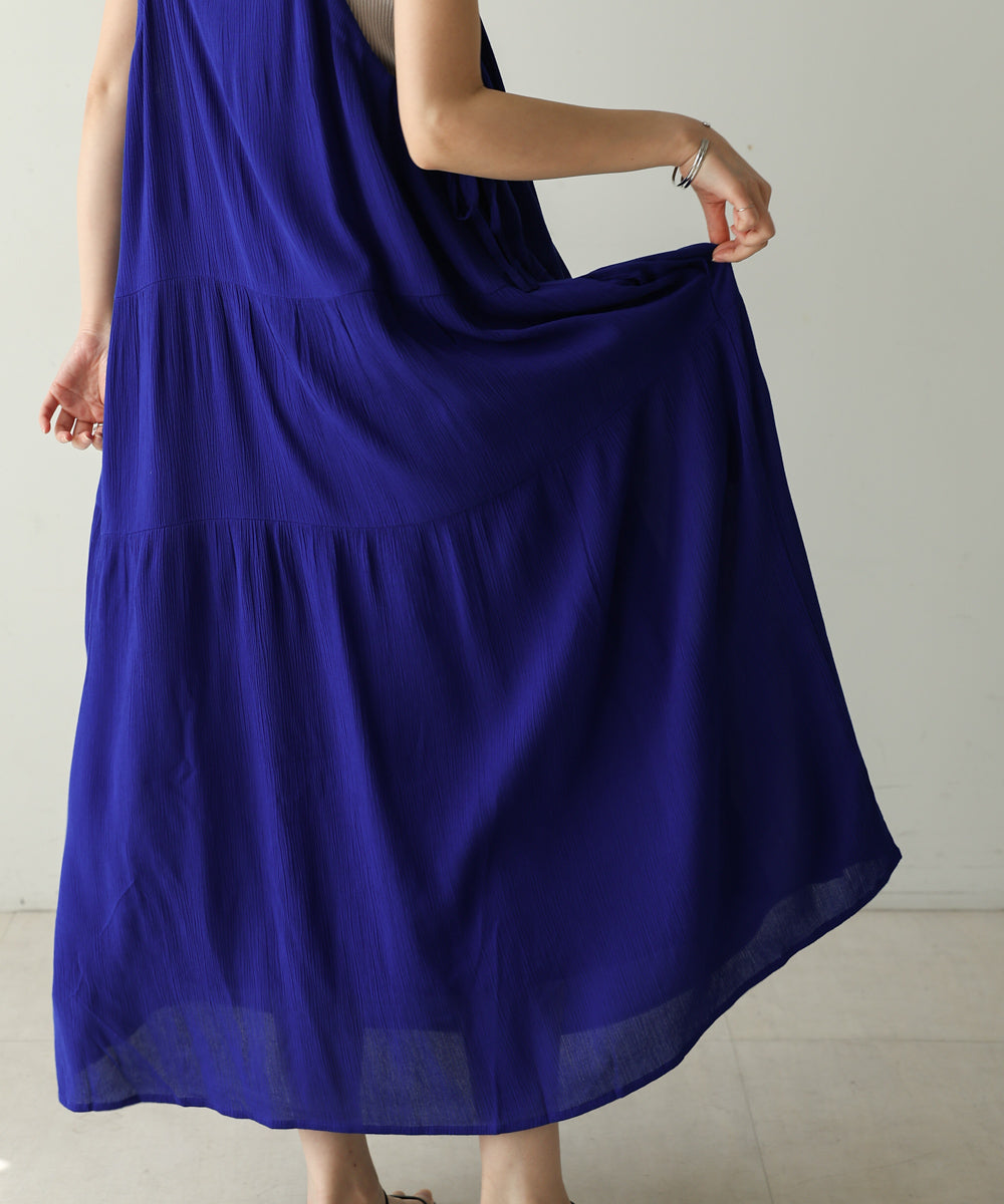 レーヨンクレープキャミワンピース