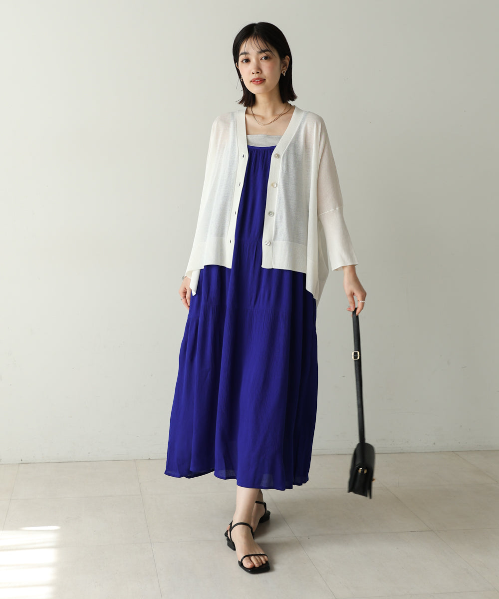 レーヨンクレープキャミワンピース