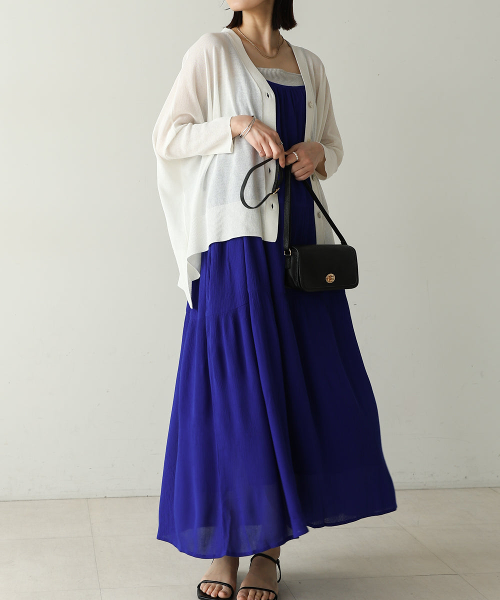 レーヨンクレープキャミワンピース