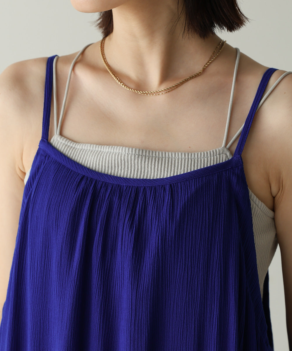 レーヨンクレープキャミワンピース