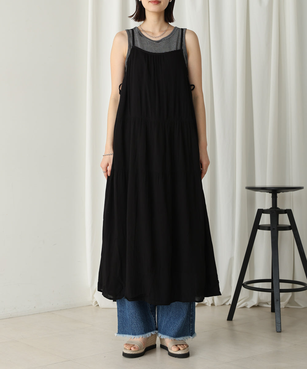 レーヨンクレープキャミワンピース