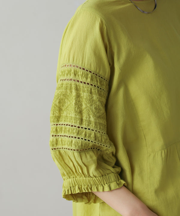 モスコットンエンブロイダリーブラウス