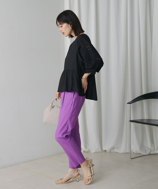 モスコットンエンブロイダリーブラウス