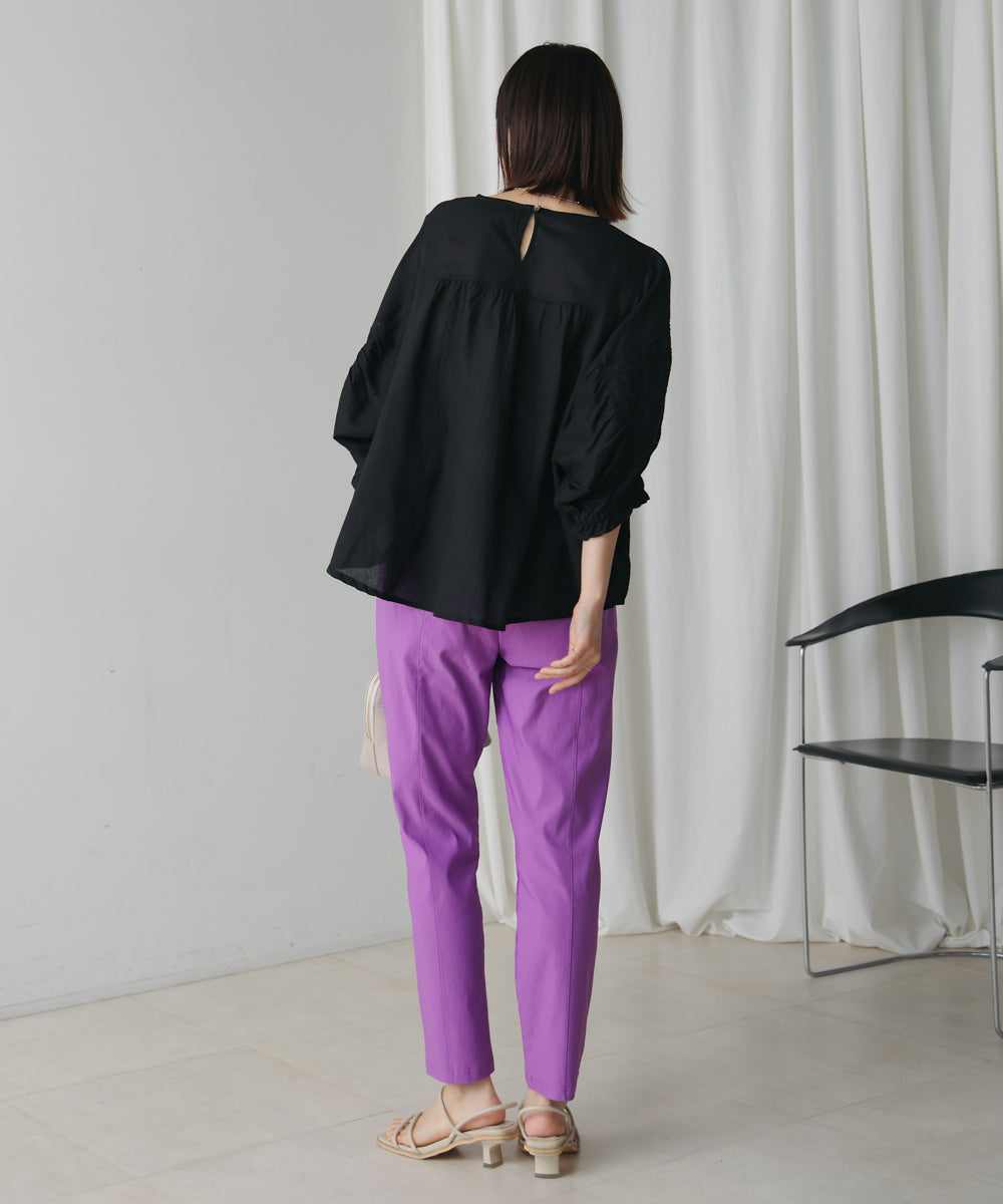 モスコットンエンブロイダリーブラウス