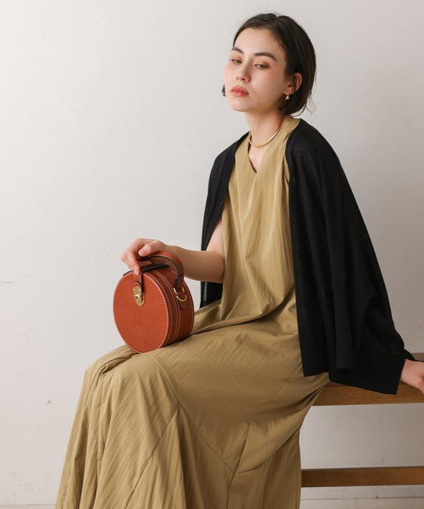 【MARIEコラボ】裾フレア切替ノースリーブワンピース