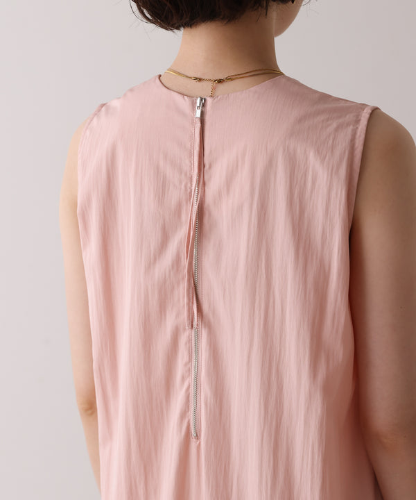 【MARIEコラボ】裾フレア切替ノースリーブワンピース