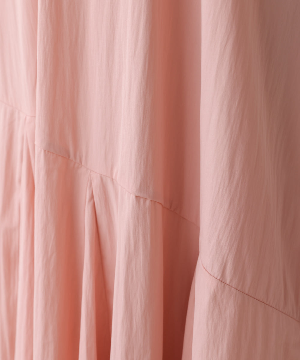 【MARIEコラボ】裾フレア切替ノースリーブワンピース