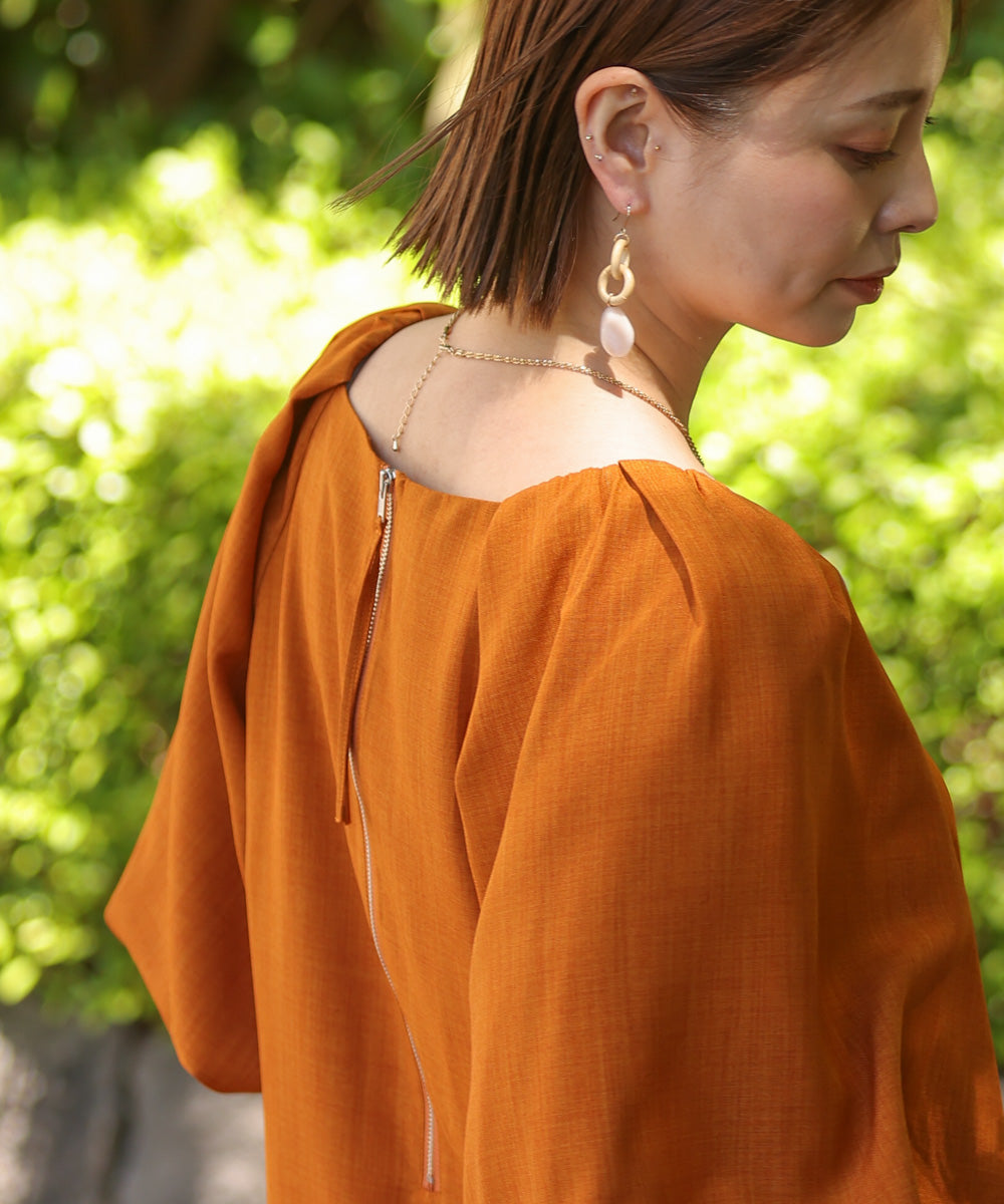 【MARIEコラボ】ラウンドパフロングワンピース