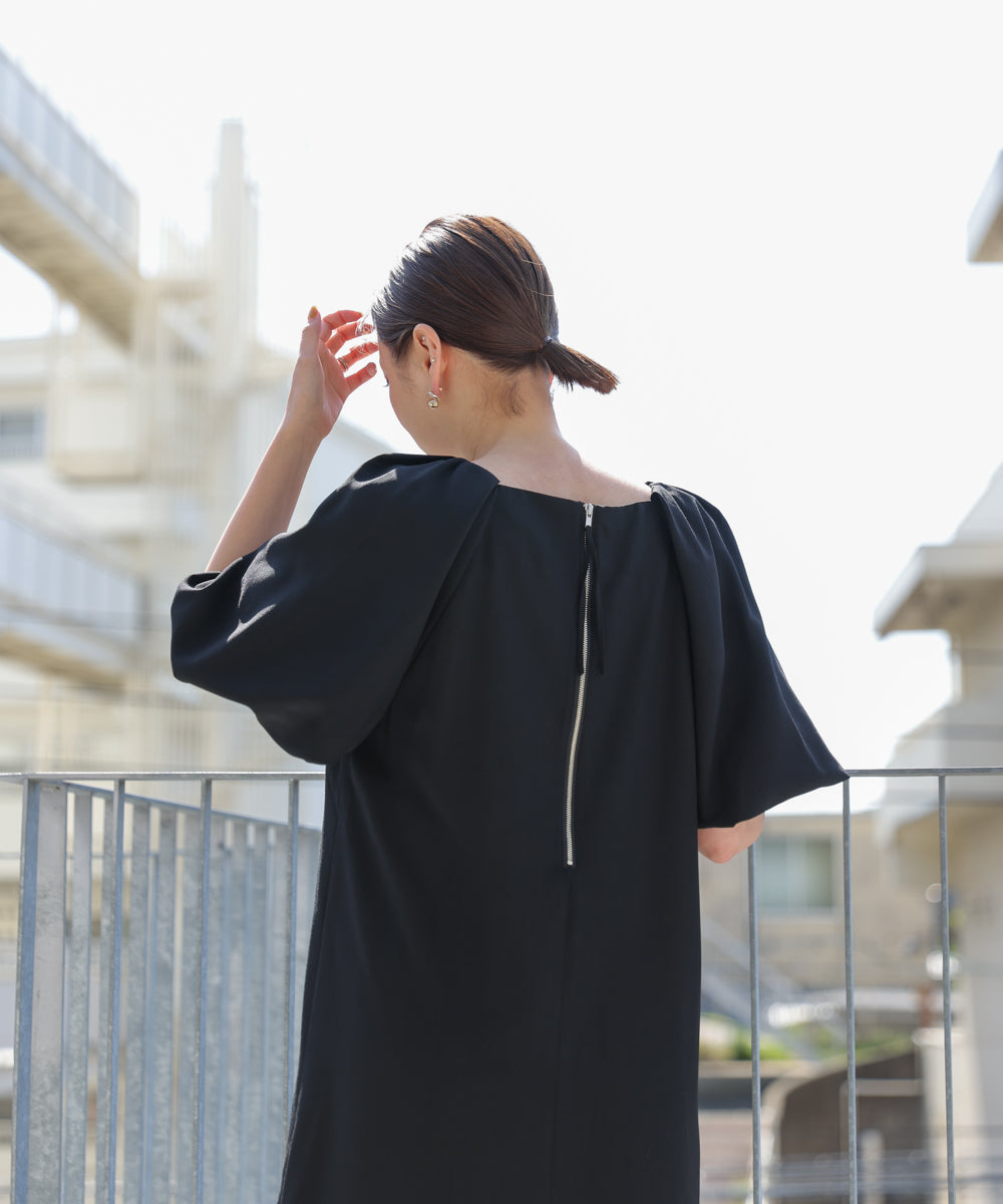 【MARIEコラボ】ラウンドパフロングワンピース