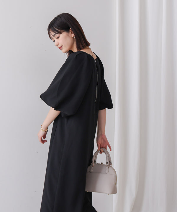 【MARIEコラボ】ラウンドパフロングワンピース