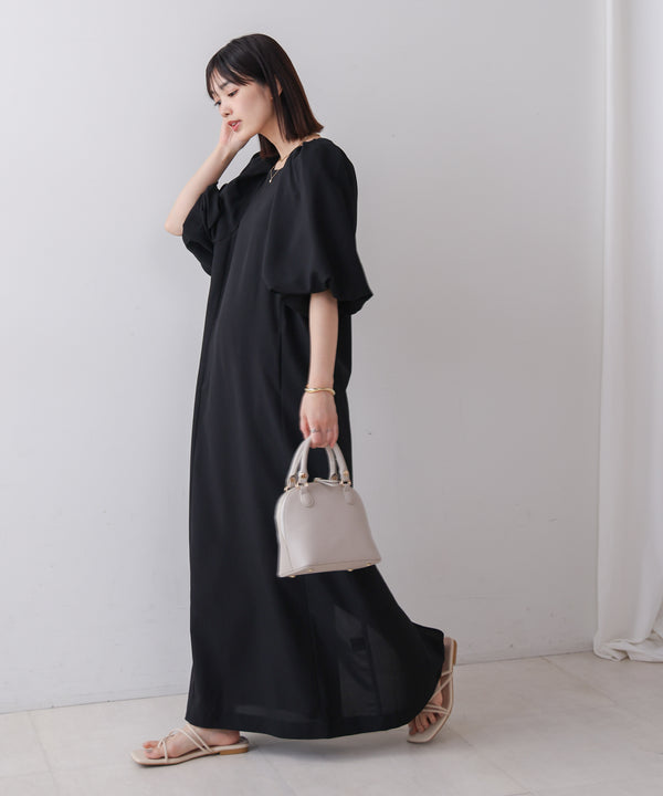 【MARIEコラボ】ラウンドパフロングワンピース