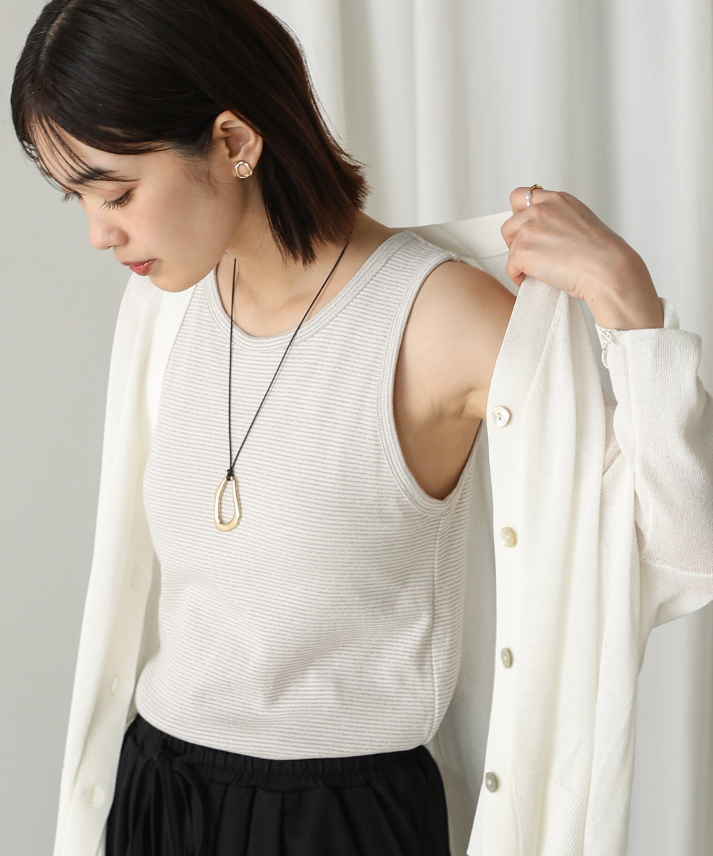 カップ付きラメボーダータンク