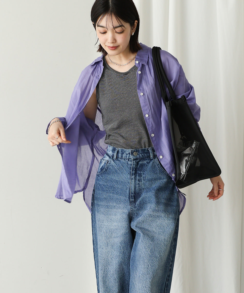 カップ付きラメボーダータンク