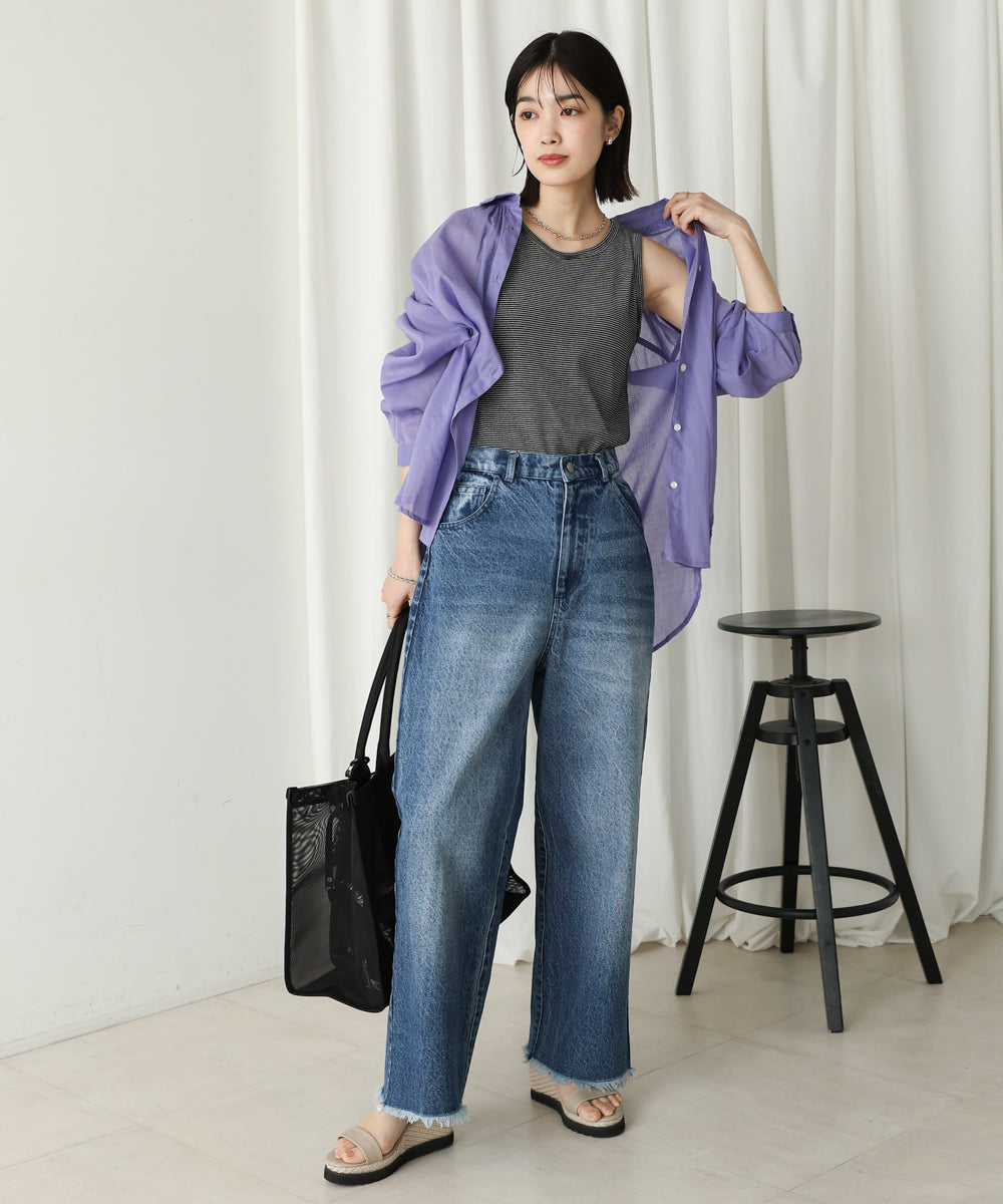 カップ付きラメボーダータンク