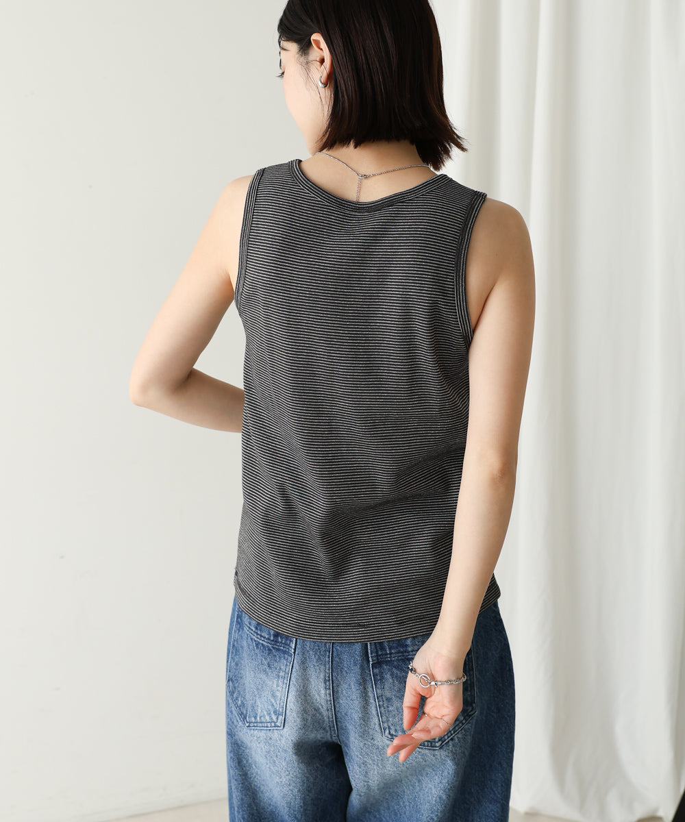 カップ付きラメボーダータンク