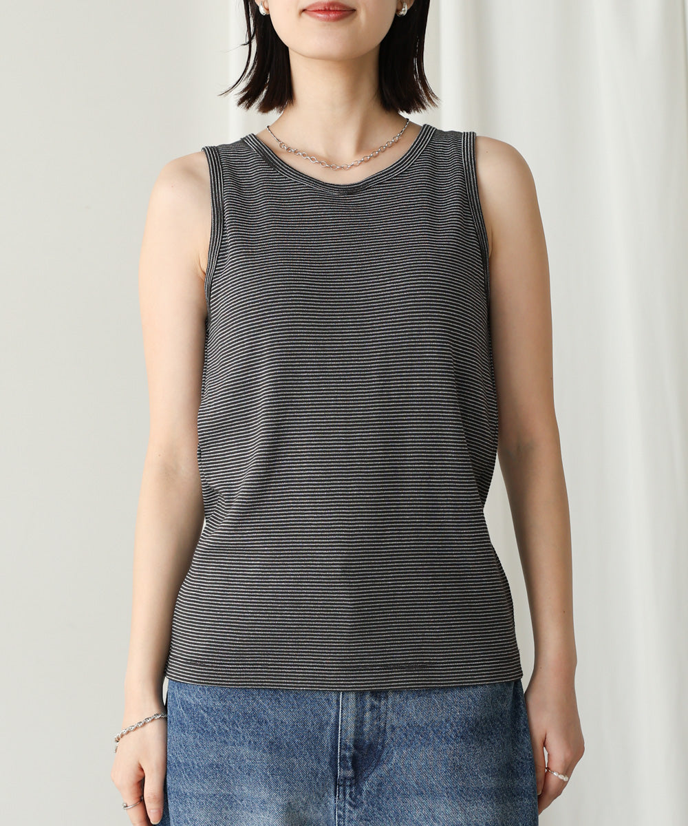 カップ付きラメボーダータンク