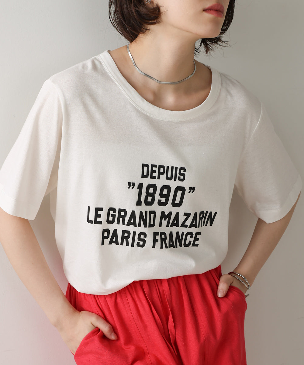 リサイクルポリ天竺ナンバリングTee