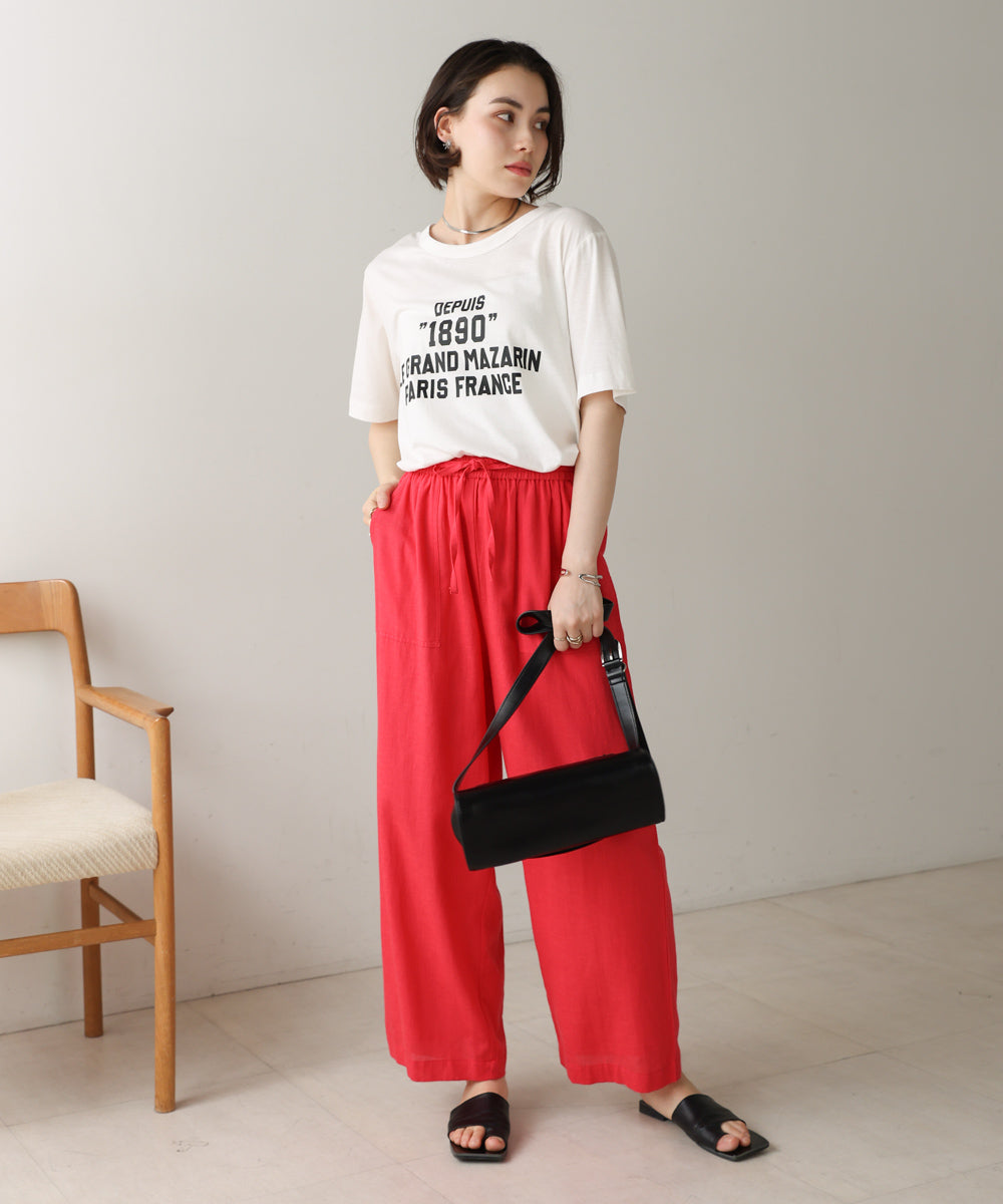 リサイクルポリ天竺ナンバリングTee