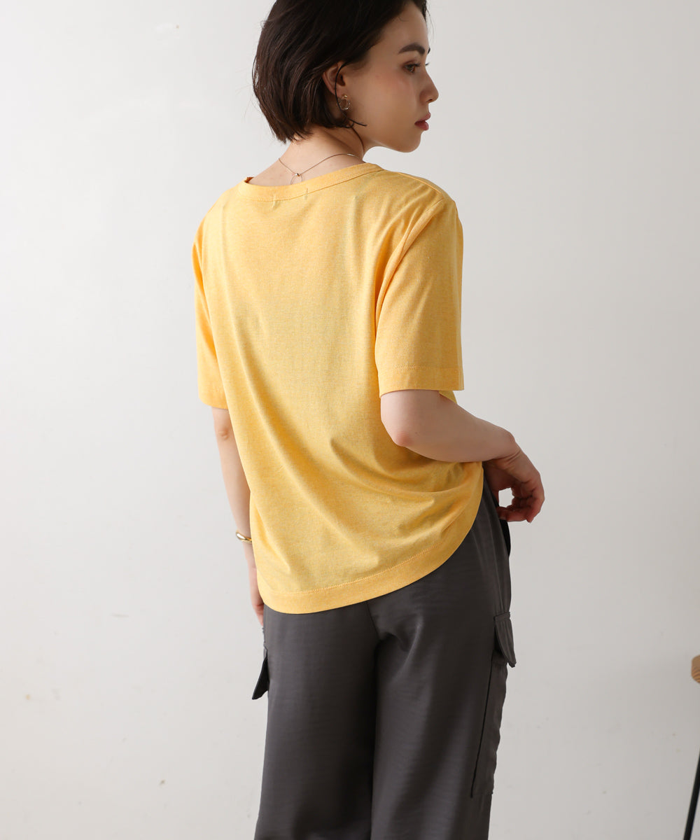 リサイクルポリ天竺ナンバリングTee