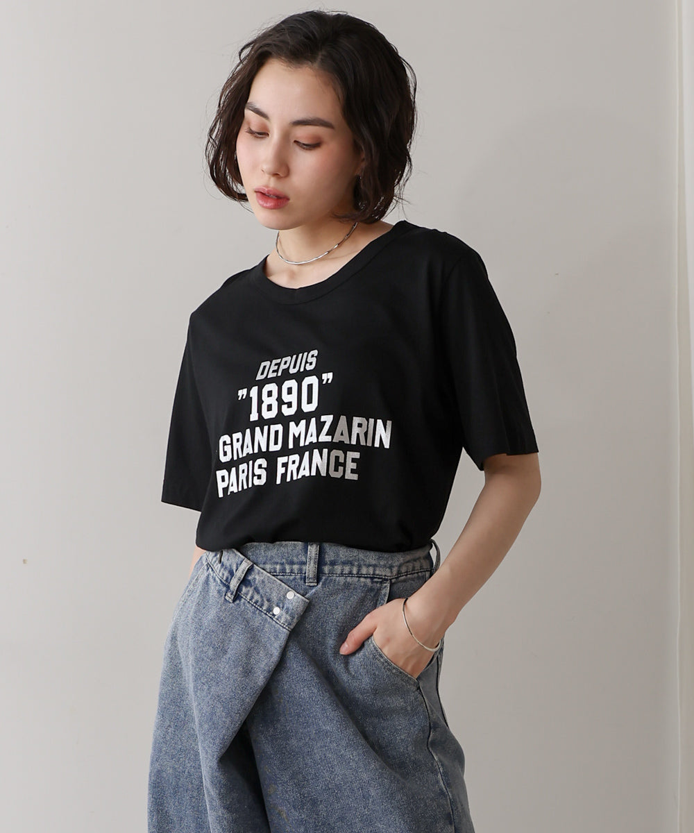 リサイクルポリ天竺ナンバリングTee