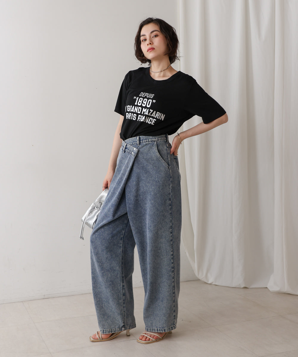 リサイクルポリ天竺ナンバリングTee