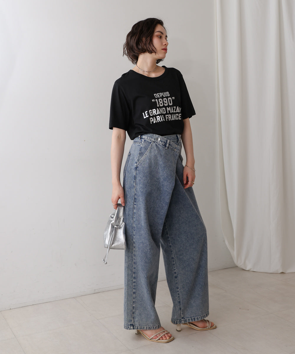 リサイクルポリ天竺ナンバリングTee