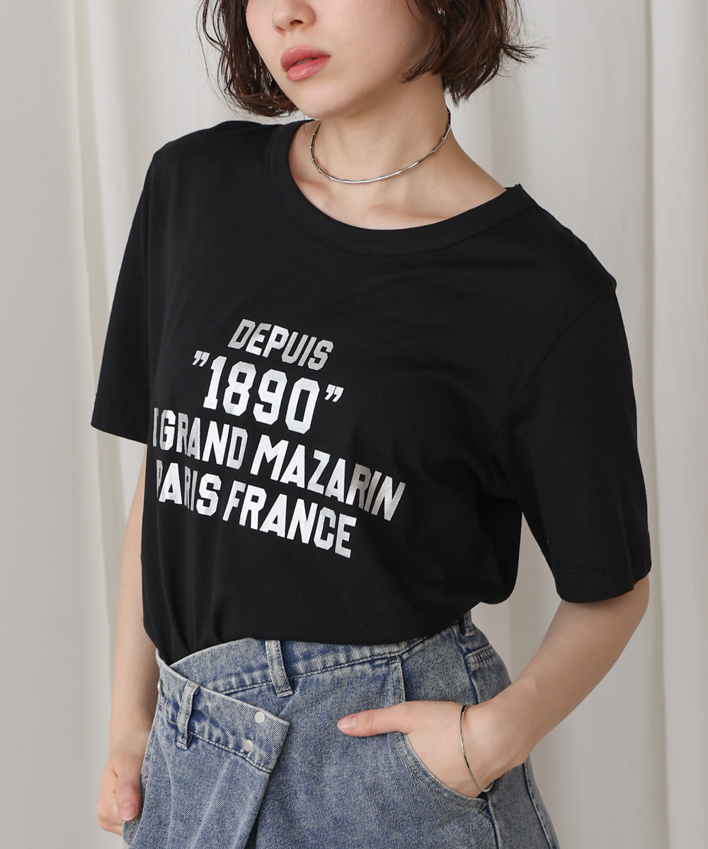 リサイクルポリ天竺ナンバリングTee