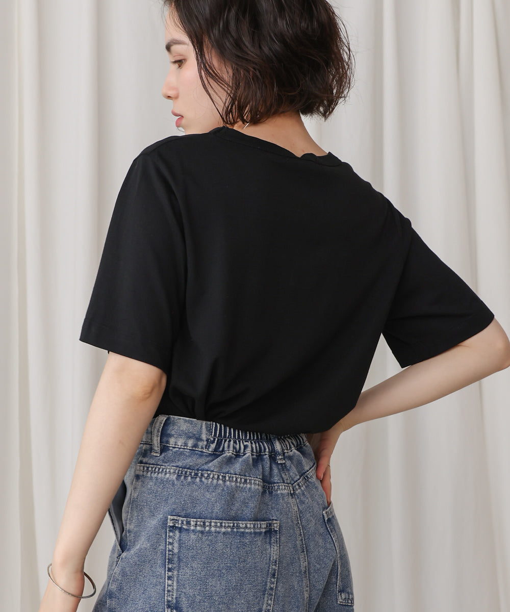 リサイクルポリ天竺ナンバリングTee