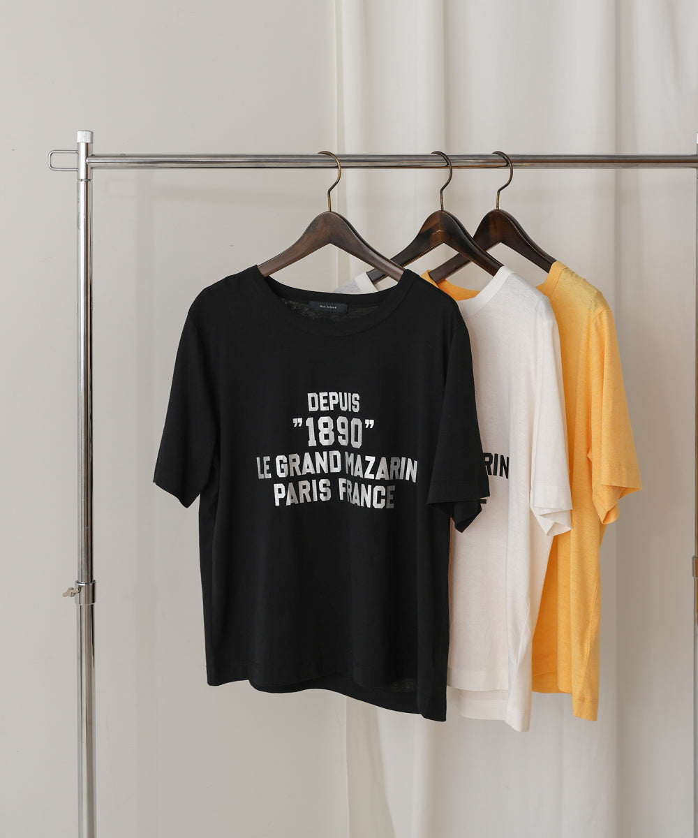 リサイクルポリ天竺ナンバリングTee